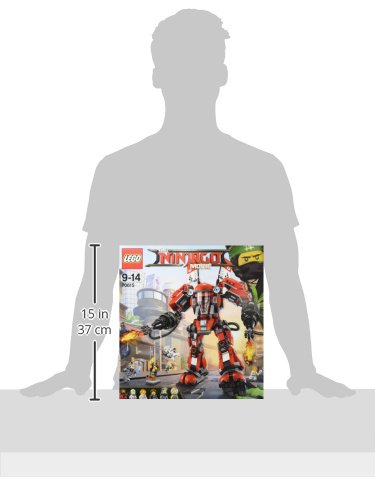 LEGO Ninjago Fire Mech Building Set - 71738 Ninja Robot Toy for Kids, Boys & Girls Ages 6+ - Creative Construction Play for Birthday & Holiday Gifts - Perfect for Action-Packed Ninja Adventures & Display
