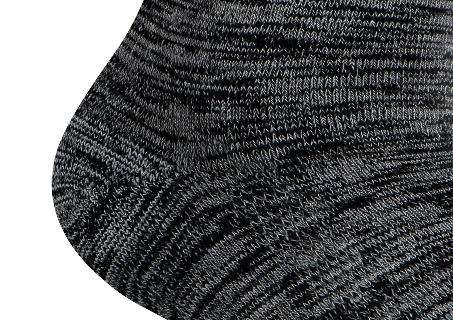 Extra Roomy Thick Socks for Men & Women - Black/Gray - Comfortable Winter & Outdoor Socks for Hiking, Running & Daily Wear