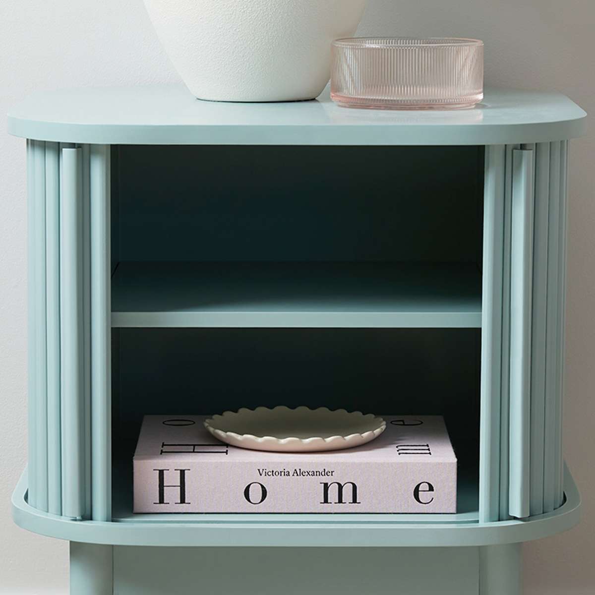 Maeve Modern Nightstand with Storage - Sage Green Bedside Table for Bedroom, Living Room & Office | Compact & Stylish End Table with Drawer