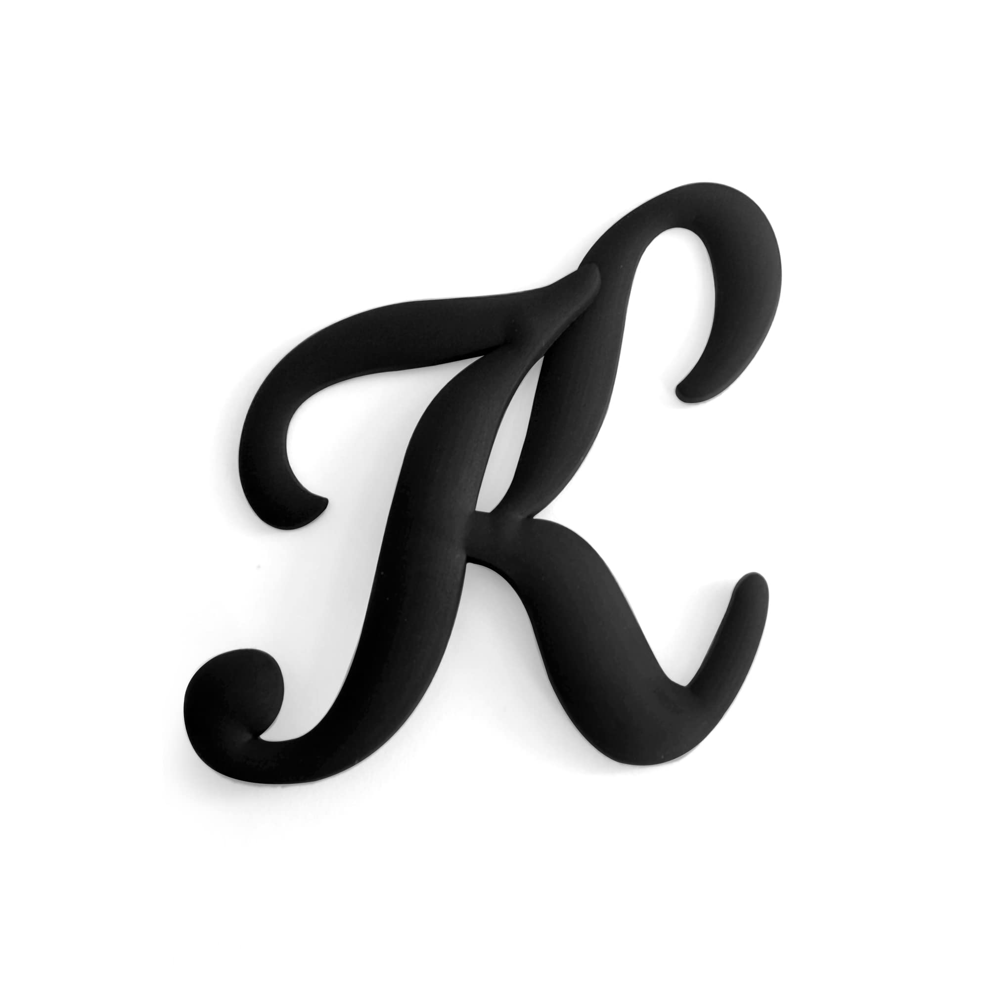 3PCS Large Letter Charms for Bogg Bags - Beach Bag Accessories (Black)