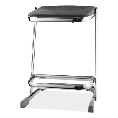 NPS 6600 Series Black Elephant Z Stool - Heavy Duty Backless Bar Stool Supports 500lb - Perfect for Home Bars, Kitchen Islands & Commercial Use