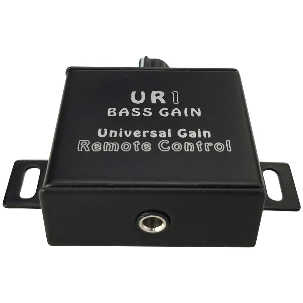 Massive Audio UR1 Amplifier Gain Control Knob - Adjustable 0-12dB Subwoofer Amp Remote Level Controller for Car Audio Systems | Perfect for Tuning Bass & Sound Quality in Vehicles & Home Theaters