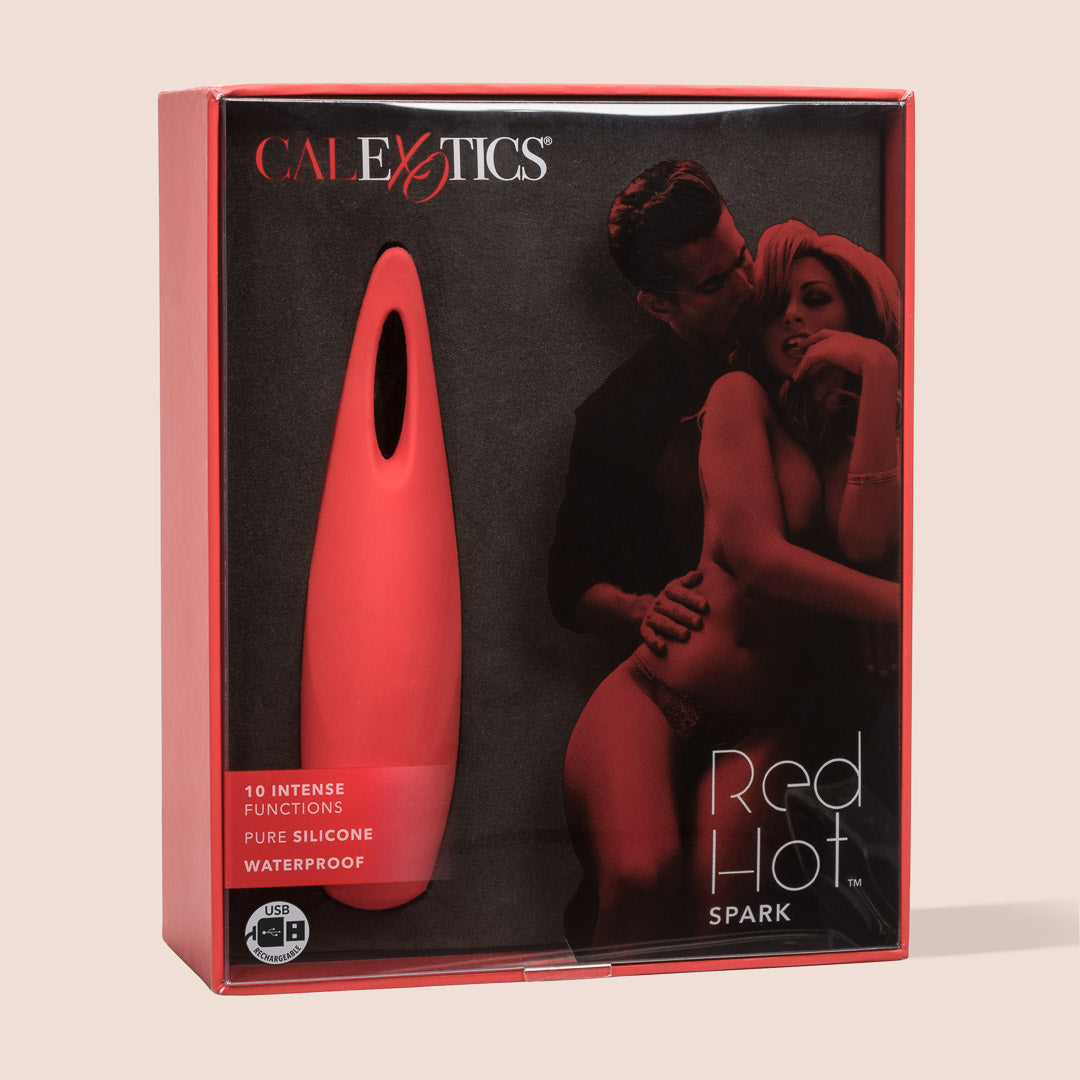 Red Hot™ Spark Rechargeable Waterproof Clitoral Stimulator - Powerful Personal Massager for Women, Perfect for Solo Play & Couples Intimacy