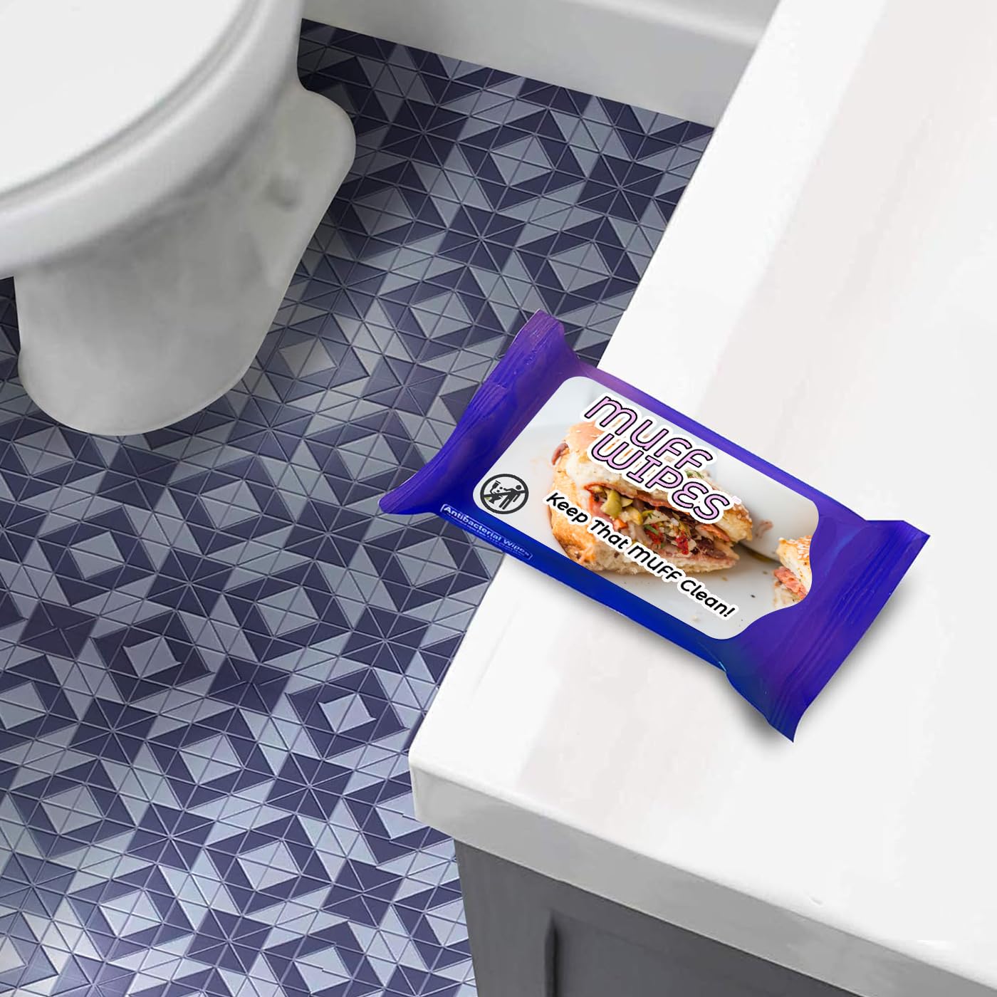 Funny Muff Wipes for Adults - Travel Size Wet Wipes for Men & Women - Perfect Stocking Stuffer Gift & On-the-Go Hygiene Solution - Great for Travel, Gym, Camping & Everyday Use