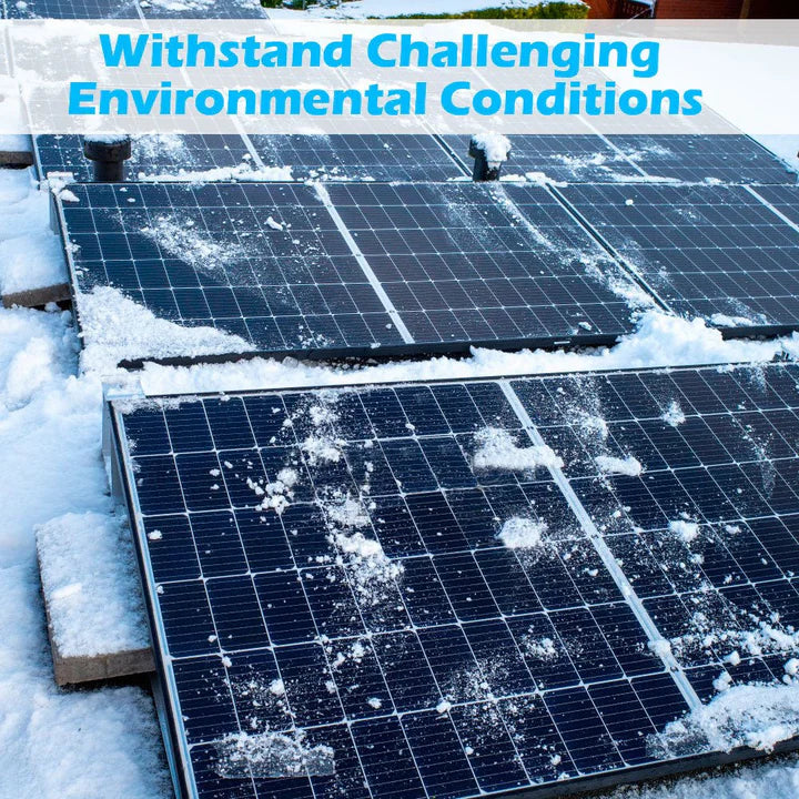 100W Monocrystalline Solar Panel - High Efficiency 12V Solar Panel for RV, Boat, Off-Grid & Home Use