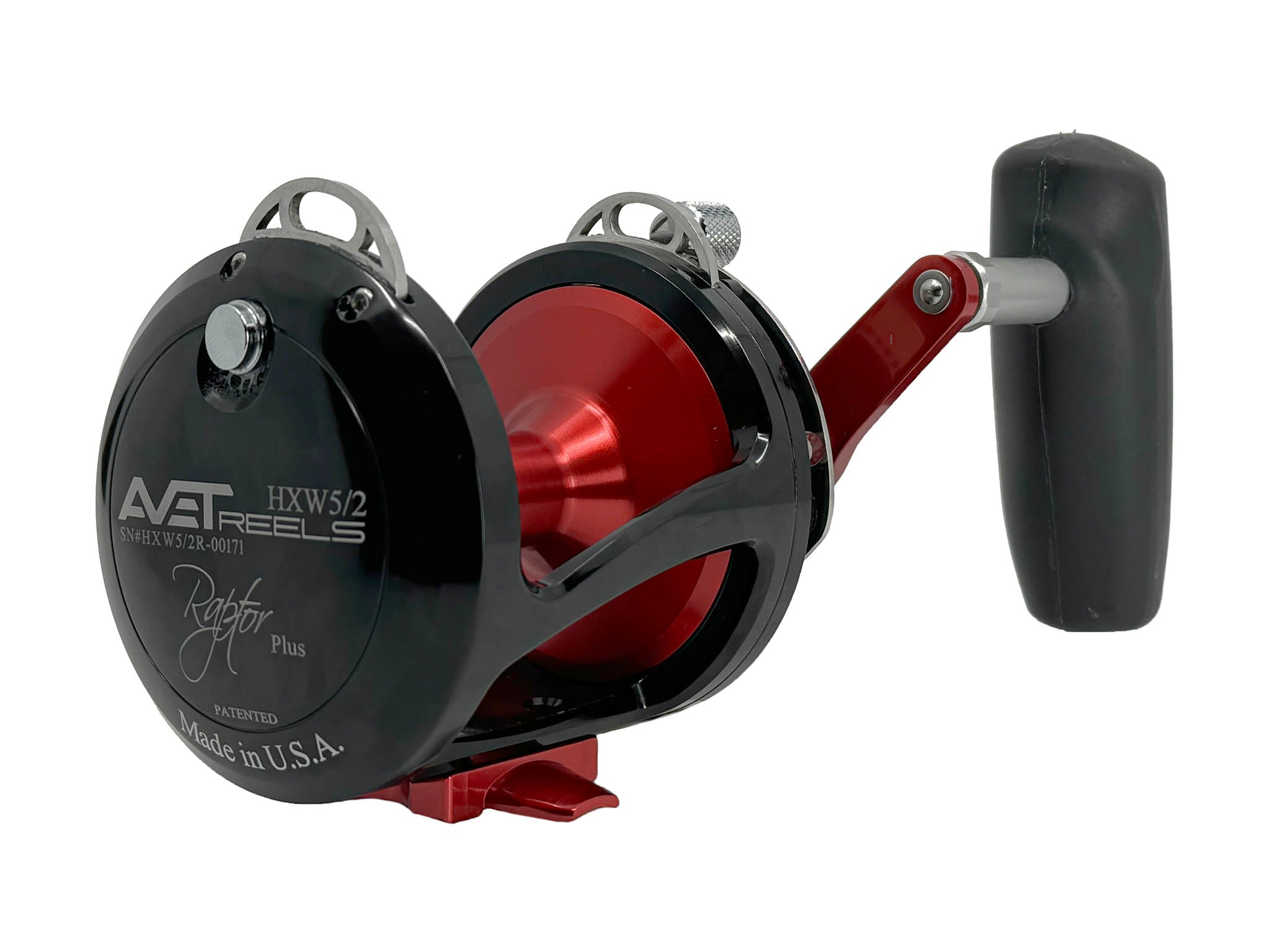 Avet HXW Raptor Plus 5/2 Two Speed Fishing Reel - Saltwater Offshore Big Game Fishing Reel for Tuna, Marlin & Swordfish