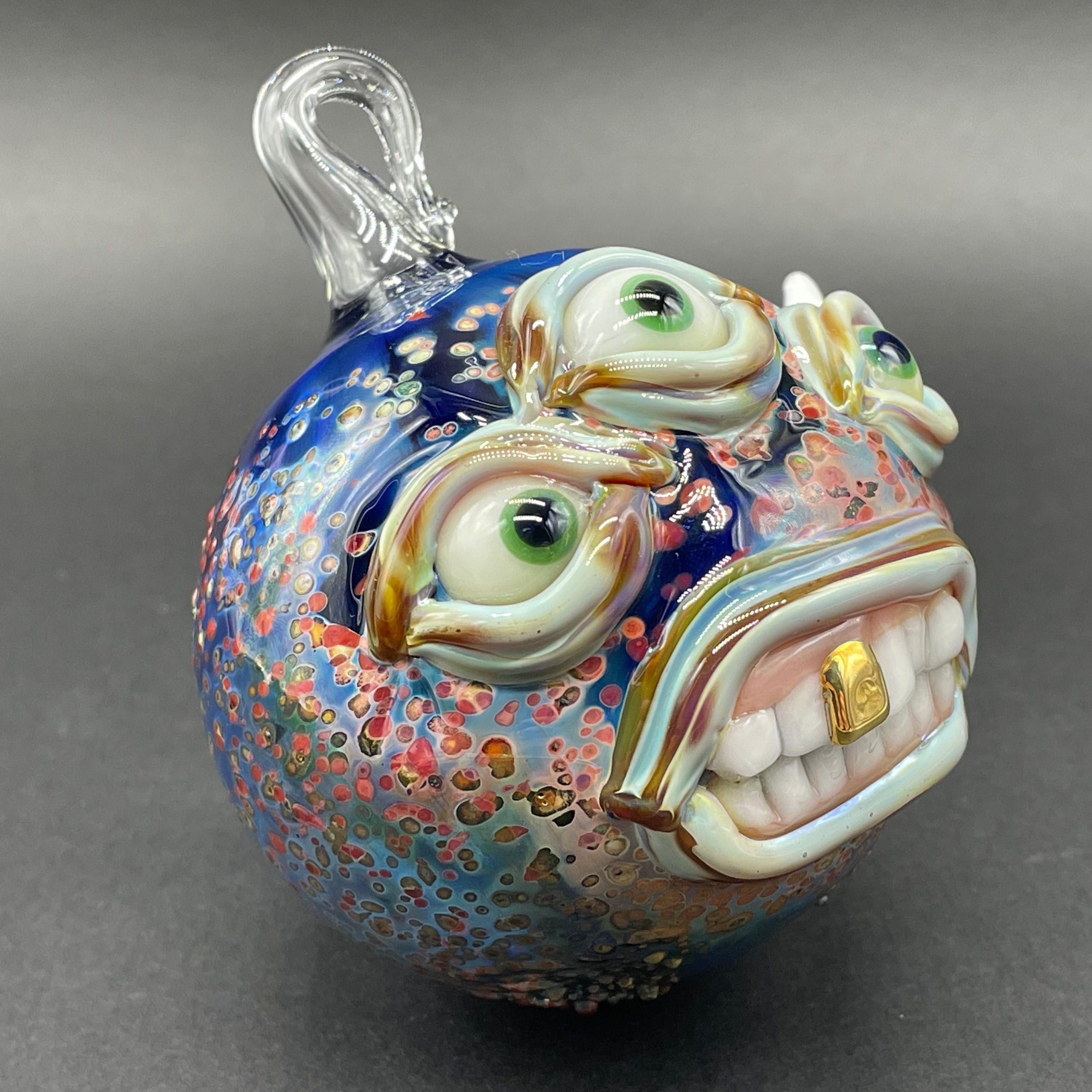 Triclops Ornament - Unique 3-Eyed Monster Decor for Home, Office & Halloween | Handmade Resin Figurine for Collectors & Fantasy Lovers