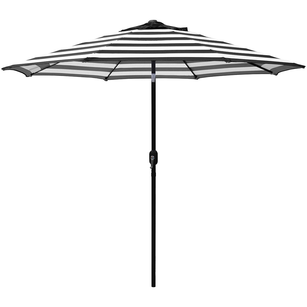 ABBLE 9 Ft Outdoor Patio Umbrella with Crank & Tilt - UV Protective & Weather Resistant for Garden, Poolside