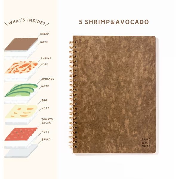 Premium A5 Size Sandwich Note Notebook by Iroha - Stylish & Durable for Journaling, Sketching, and Office Use - Perfect for Students, Professionals, and Creative Minds