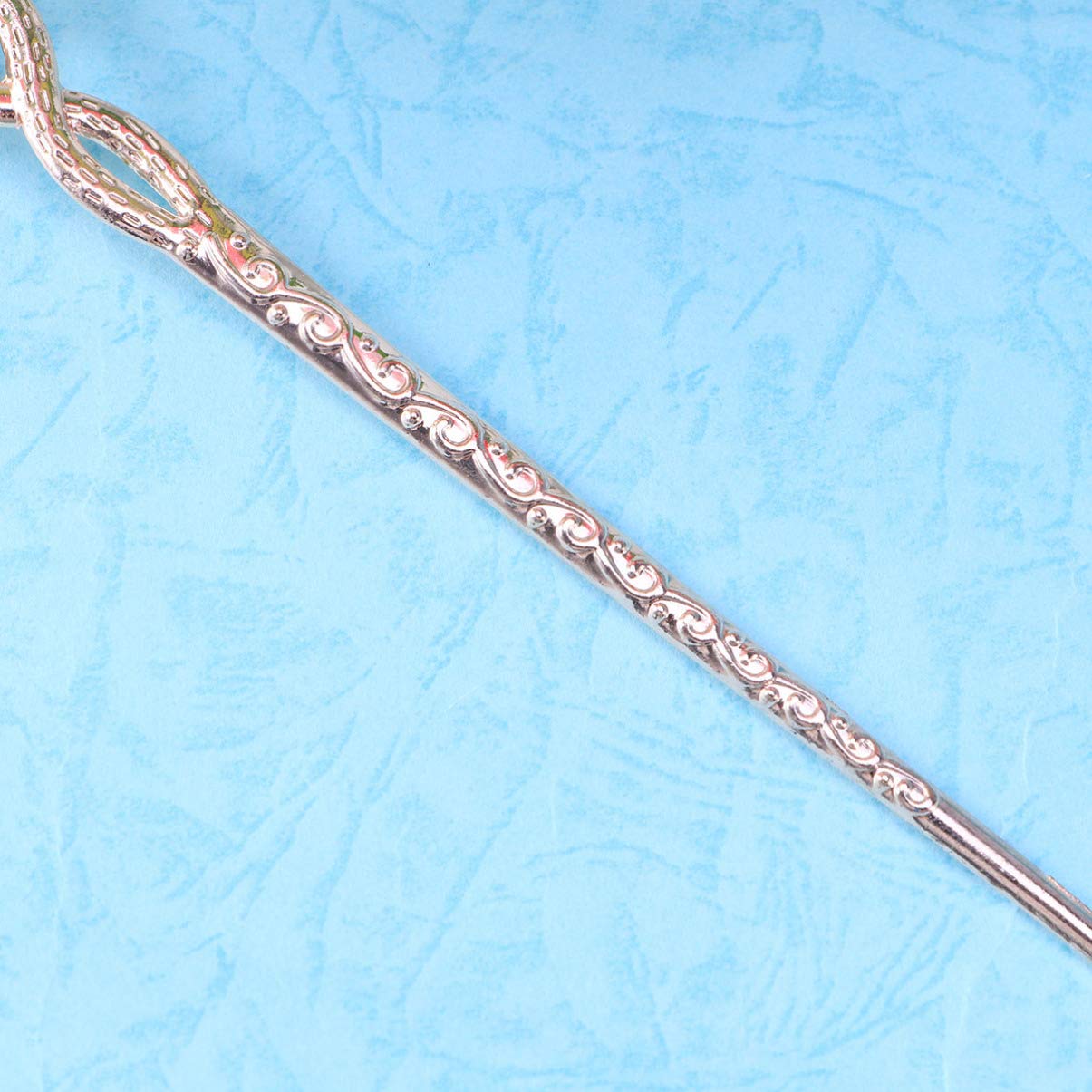 Lurrose Rhinestone Hair Stick for Women - Vintage Pearl Hairpin for Long Hair Styling, Party & Wedding
