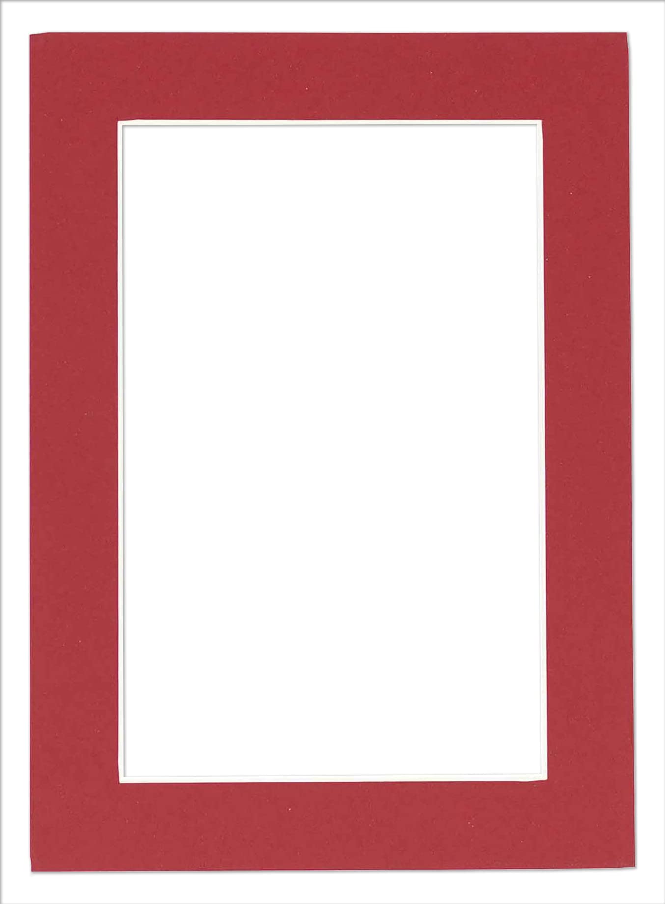 24x36 Acid-Free Deep Red Precut Mat Board - Fits 28x40 Picture Frame | Premium Photo Matte for Family Photos, Artwork & Framing | Perfect for Home Decor, Gallery Displays & Professional Presentations (Pack of 1)