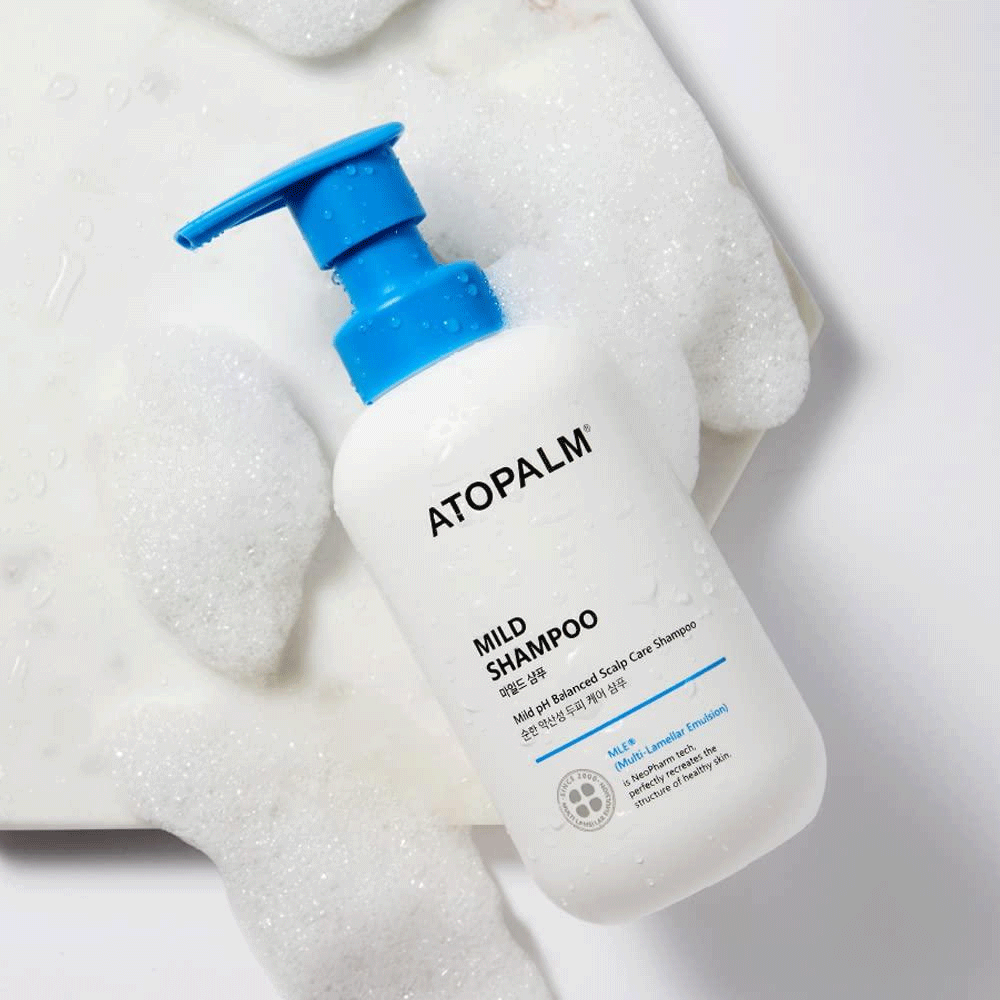 ATOPALM Mild Shampoo for Sensitive Scalp - 300ml Gentle Cleansing Formula (2021 Renewal) - Perfect for Daily Hair Care & Dry Scalp Relief