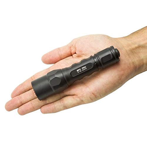 SureFire 6PX Tactical LED Flashlight - 600 Lumens, Durable Aluminum Body, Waterproof for Outdoor, Camping, Hiking & Emergency Use