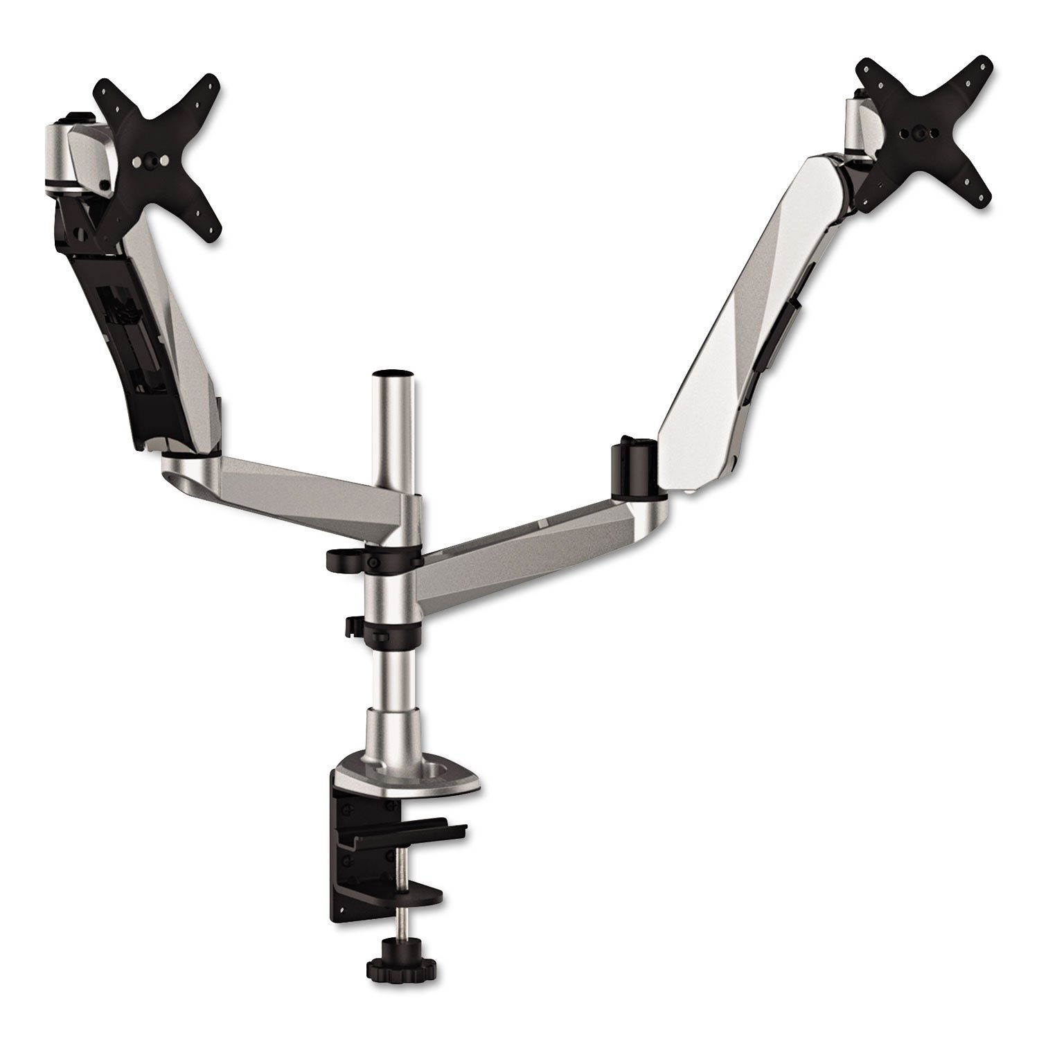 Dual Monitor Arm Mount - Adjustable Ergonomic Stand for 13-32 Inch Screens - Home Office & Gaming Setup