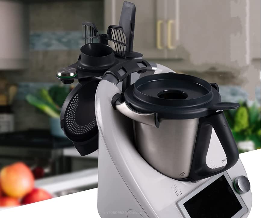 Thermomix TM5 TM6 Kitchen Storage Rack Holder - Organize Up to 5 Accessories - Space Saving Kitchen Organizer for Blades, Measuring Cups & More - Perfect for Small Kitchens & Countertop Storage