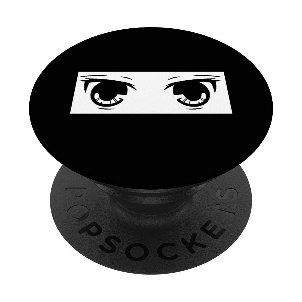 Japanese Anime Manga Fan Shoujo Girl PopSockets Swappable PopGrip - Perfect for Phone Cases, Tablets & Laptops | Anime Eyes Design for Otaku & Japan Pop Culture Lovers