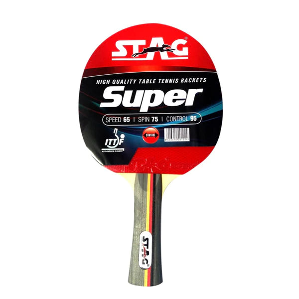 Premium Stag Super Table Tennis Rackets - Professional Ping Pong Paddles for Indoor & Outdoor Play - Perfect for Tournaments, Training, and Family Fun
