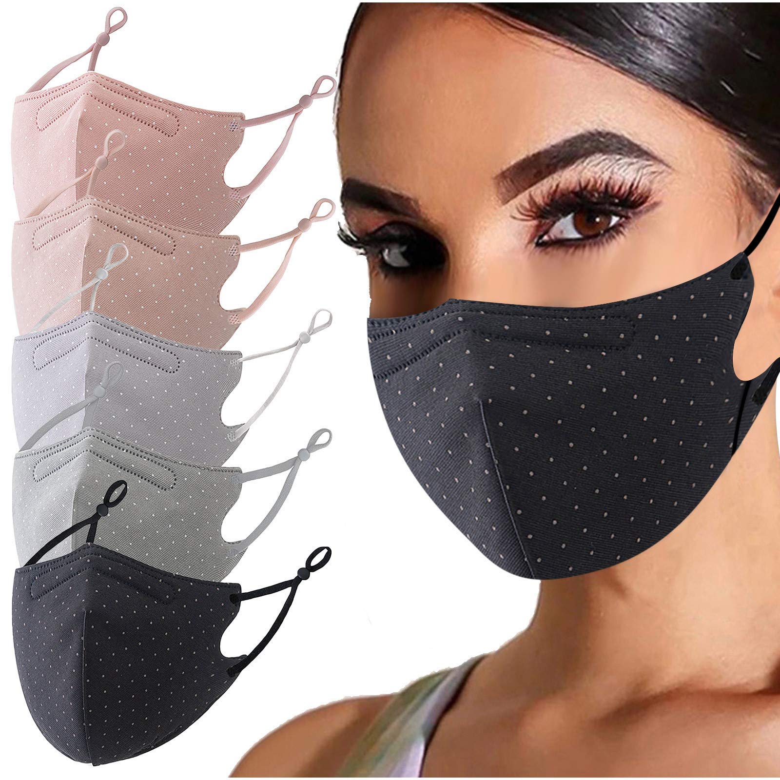 Washable Lace Face Masks for Women - Breathable & Reusable for Daily Protection
