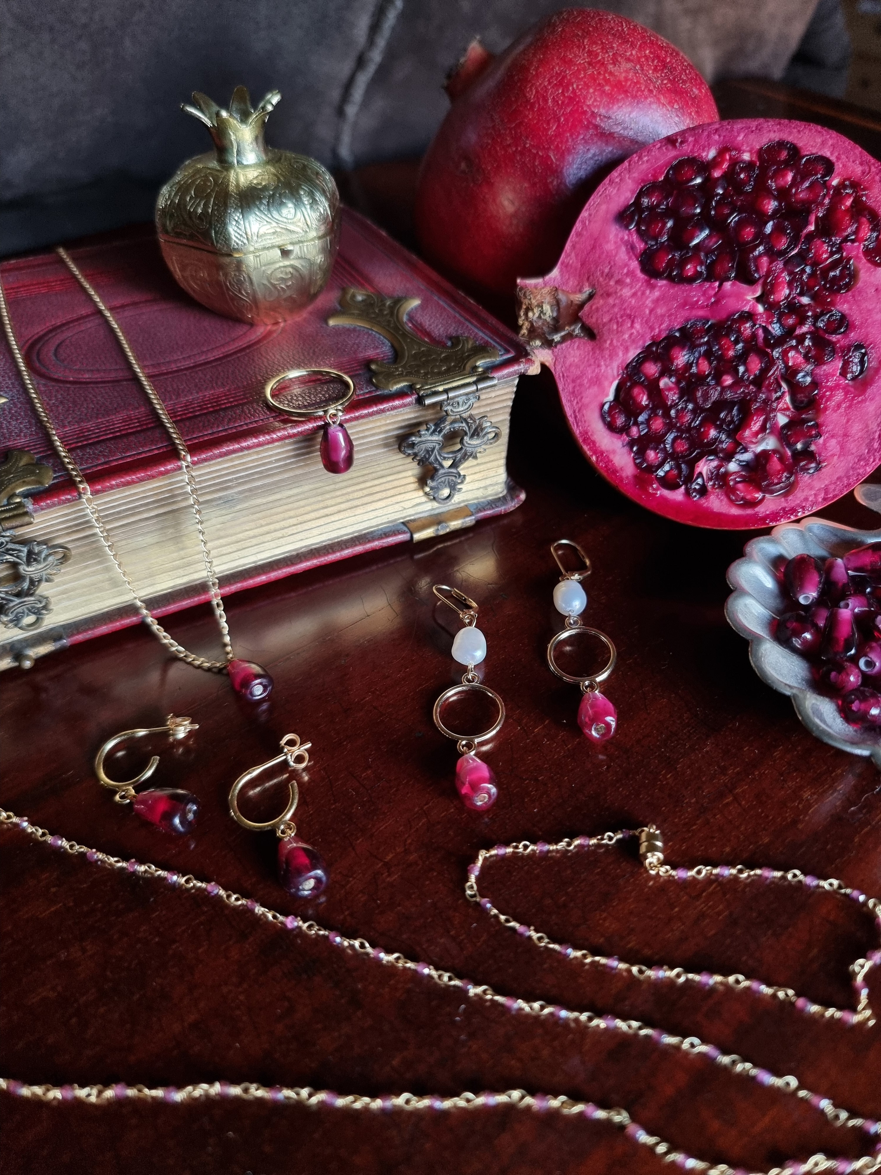 Persephone Necklace - Elegant Greek Mythology Jewelry for Women | Perfect Gift for Goddess Lovers & Boho Fashion | Ideal for Weddings, Date Nights & Special Occasions