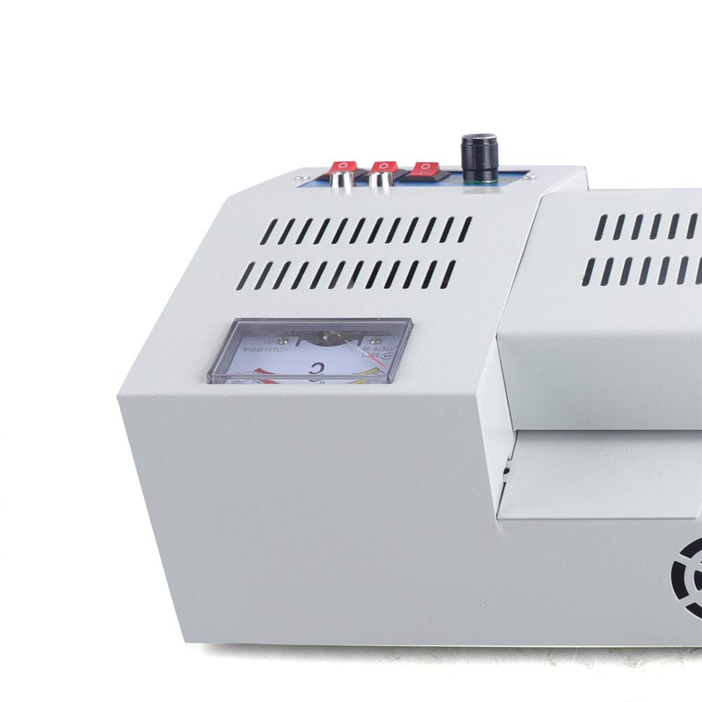 TBVECHI 110V 600W A3/A4 Laminator Machine - Hot & Cold Roller System for Thermal Film Lamination - Perfect for Office Documents, School Projects, and Photo Preservation