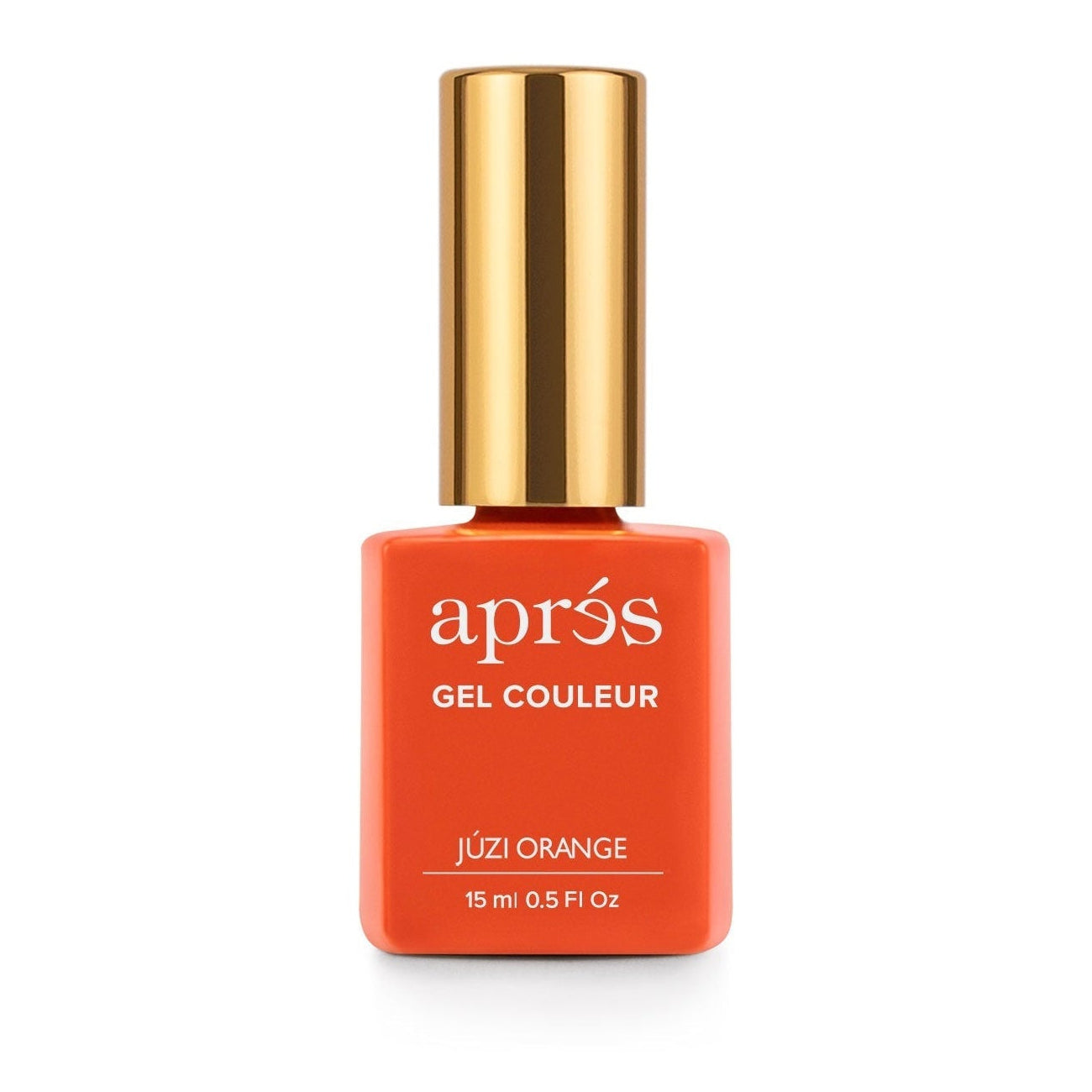 Apres Gel Polish - Júzi Orange Nail Lacquer for Long-Lasting Manicures | Perfect for Salon & Home Nail Art | UV/LED Cured Gel Nail Polish