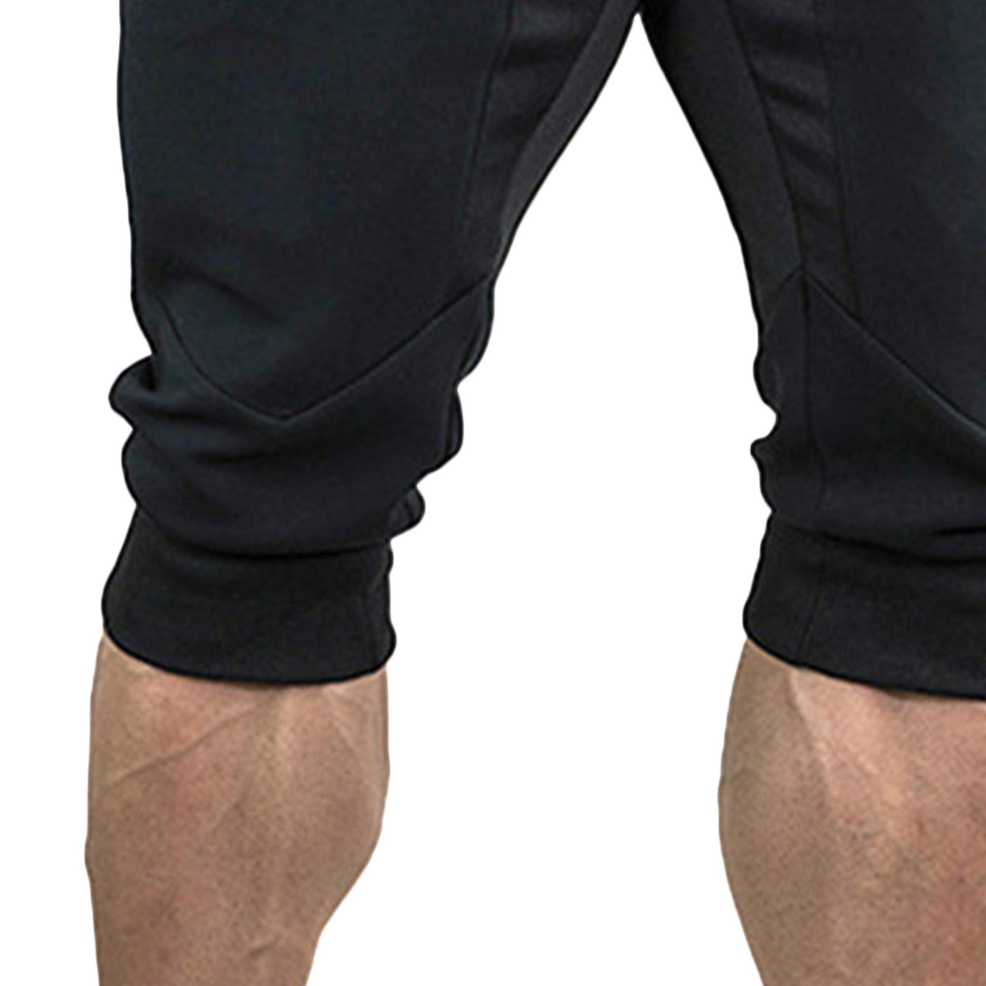 Breathable Men's 3/4 Jogger Shorts - Slim Fit Below Knee Workout Pants for Gym Running & Training | DGHM-JLMY | Perfect for Casual Wear, Summer Sports & Active Lifestyles