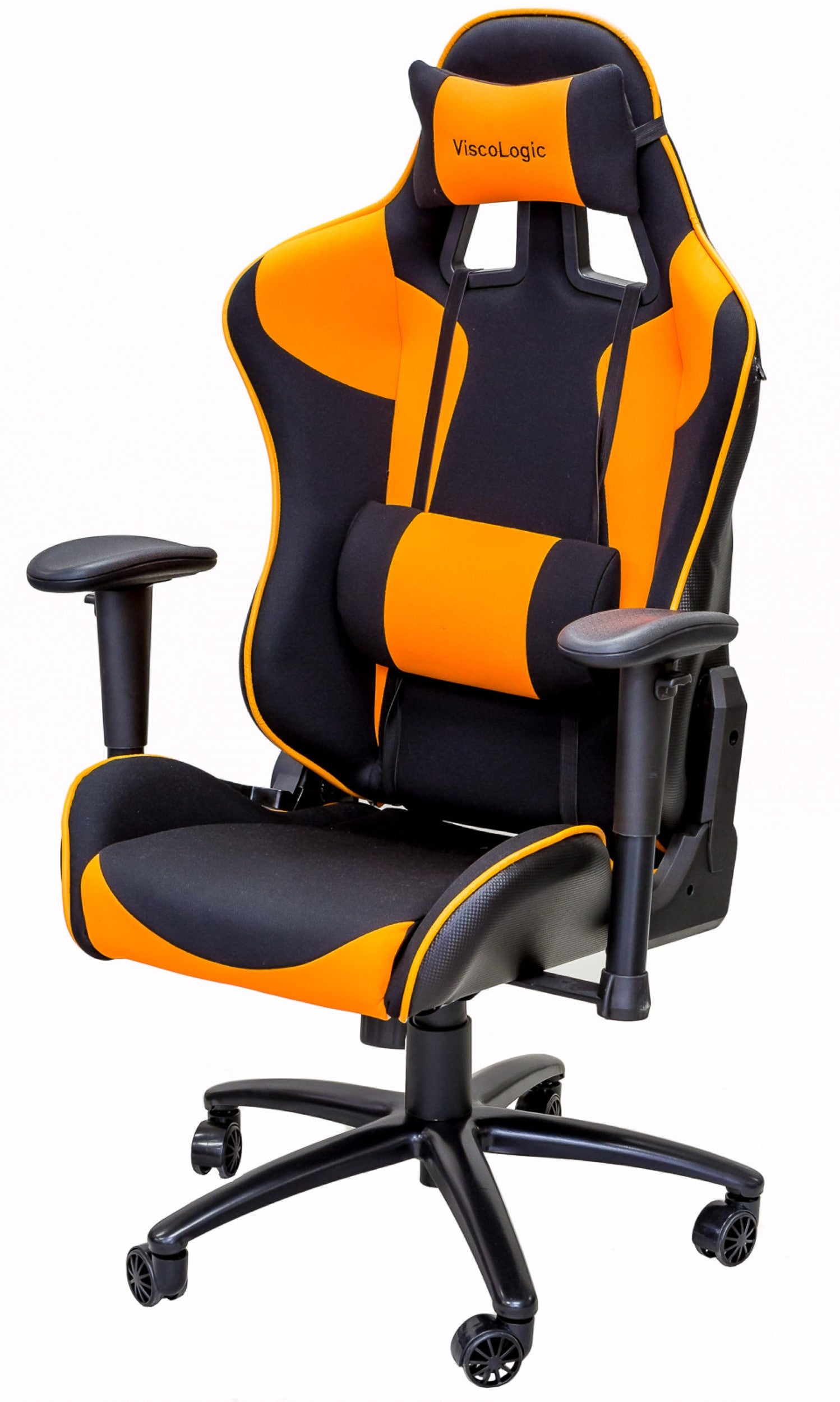 PRO X Series 7502 Ergonomic Gaming Chair - Black & Orange - High Back Racing Style for PC, Console & Office Use - Comfortable for Long Gaming Sessions & Work