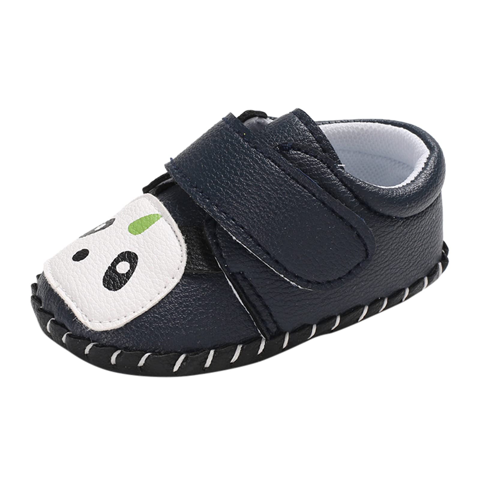YTWJHTC Anti-Slip Baby Walking Shoes - Soft Rubber Sole Prewalker Toddler Shoes with Cute Panda Design | Perfect for First Steps, Indoor Play & Outdoor Activities