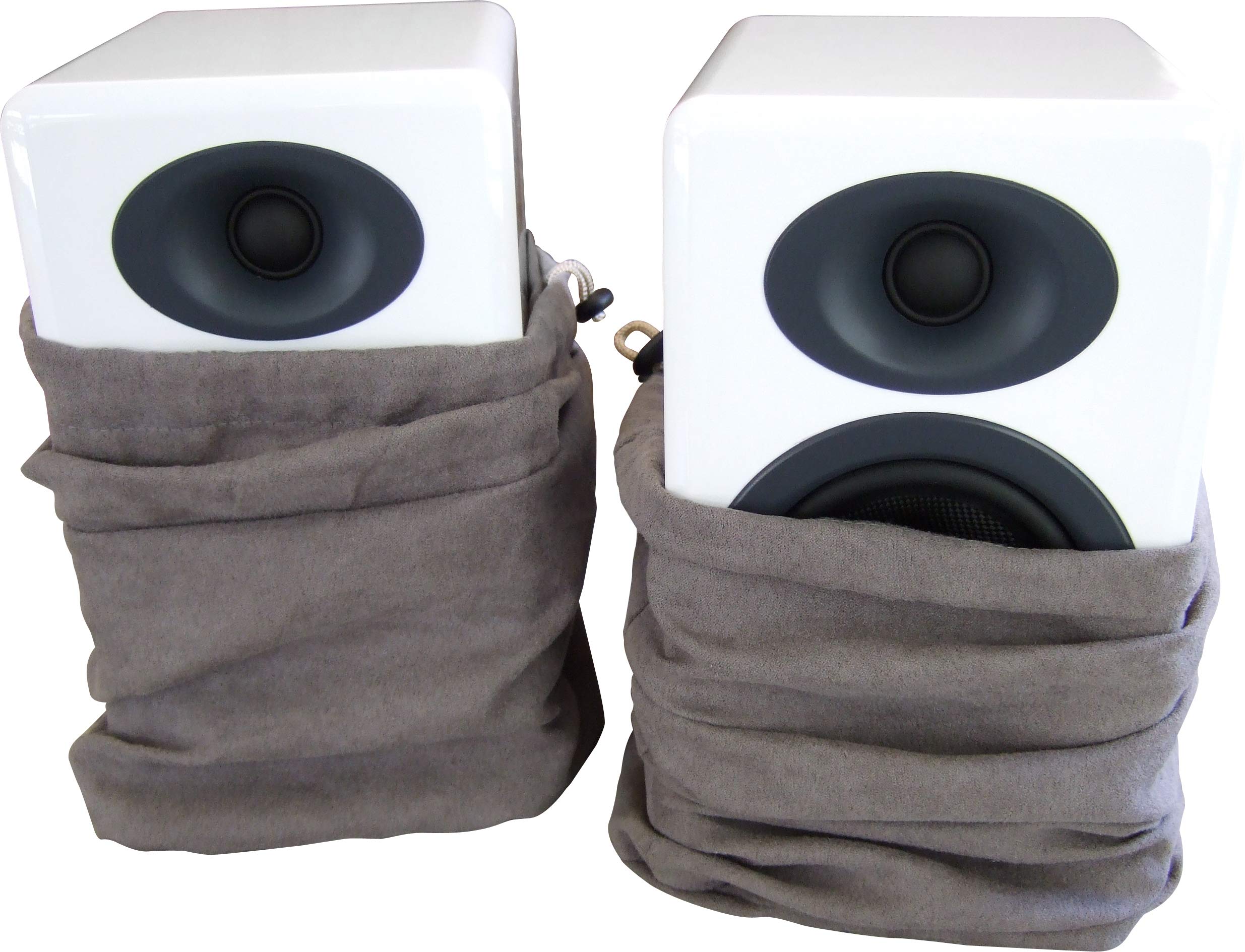 Audioengine P4 Passive Bookshelf Speakers - High-Performance 2-Way Home Stereo & Desktop Speakers (White) | Perfect for Home Theater, Music Listening & Office Setup