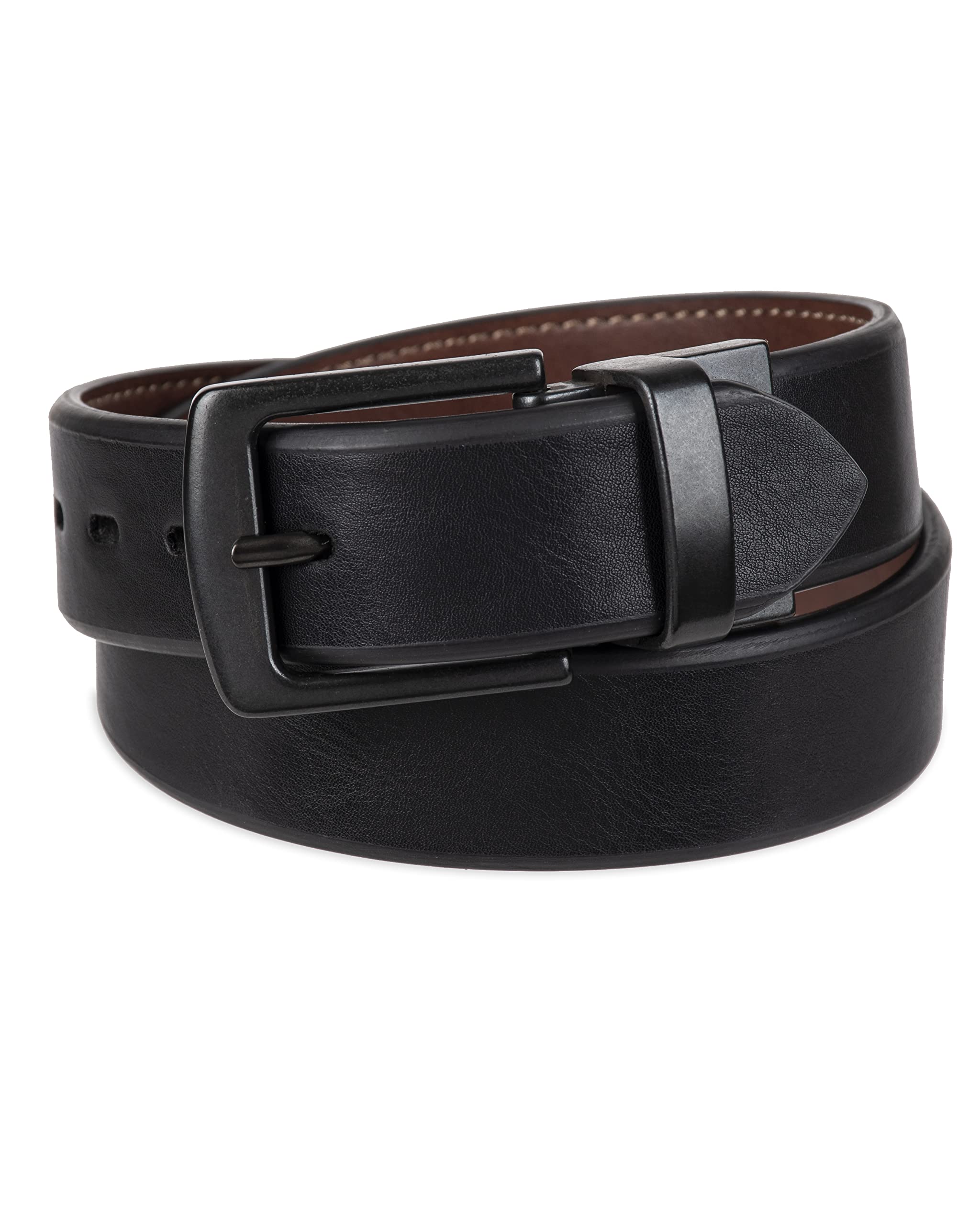 Levi's Big Kids Reversible Belt for Boys & Girls - Adjustable Two-in-One Design for School, Casual Wear & Everyday Outfits | Durable & Stylish Waistband Accessory