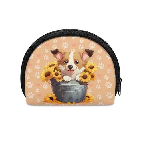 Cute Sunflower Corgi
