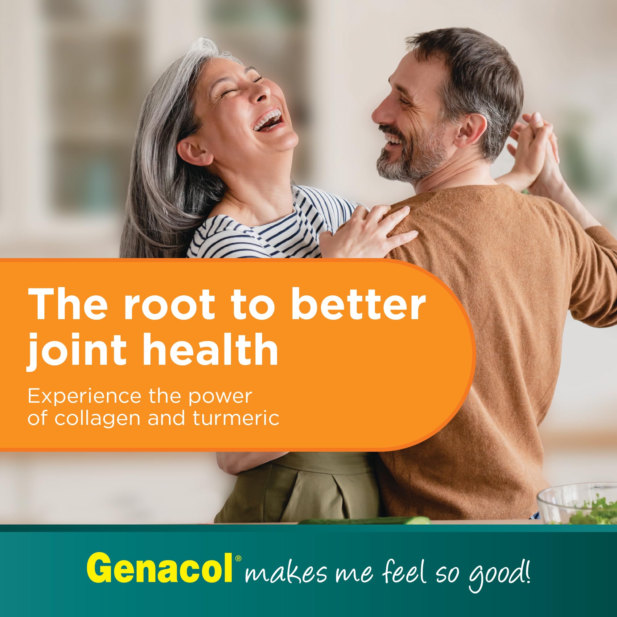 Genacol Turmeric Curcumin Collagen Supplement with 95% Curcuminoids, Black Pepper & AminoLock Collagen | Supports Joint Health & Mobility | 90 Capsules | Ideal for Active Lifestyles & Joint Pain Relief