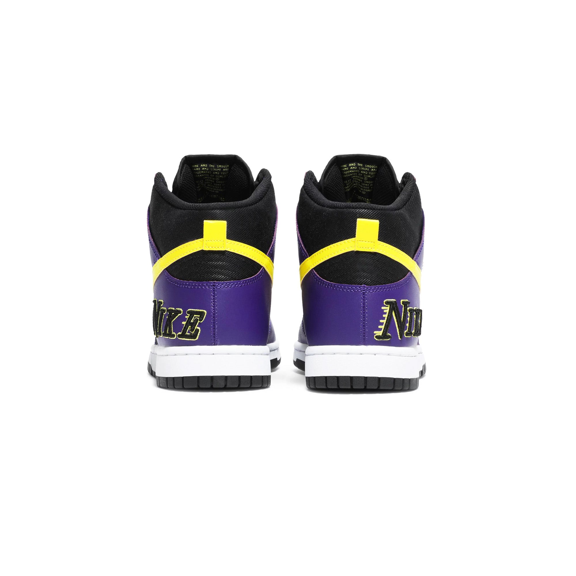 Nike Dunk High 'EMB Lakers' Basketball Shoes - Men's Retro Sneakers for Streetwear & Casual Style | Perfect for Basketball Games, Sneaker Collecting & Urban Fashion