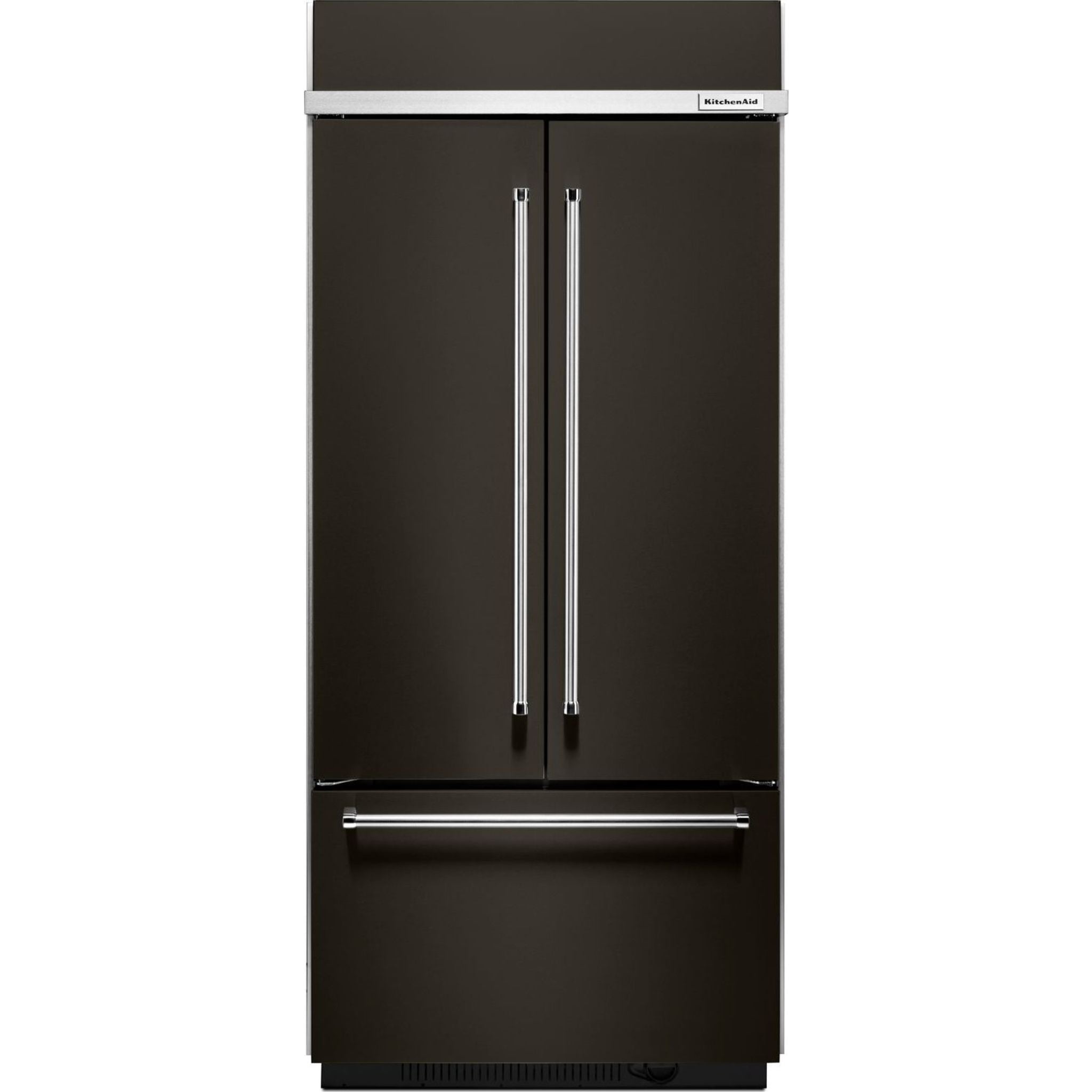 KitchenAid KBFN506EBS 36-Inch French Door Refrigerator - Black Stainless Steel | Energy Star Certified | Spacious 26 cu. ft. Capacity for Family Kitchens & Open Floor Plans