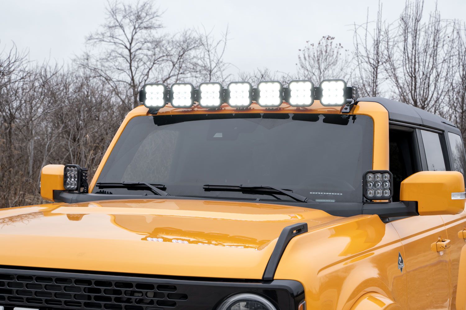 2021-2023 Ford Bronco SS5 Windshield CrossLink Lightbar Kit - Off-Road LED Light Bar for Adventure & Night Driving