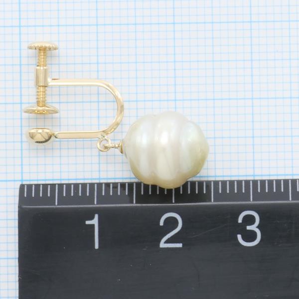 18K Yellow Gold Pearl Earrings for Women - Elegant Freshwater Pearl Stud Earrings - Perfect Gift for Birthday, Anniversary & Wedding Jewelry