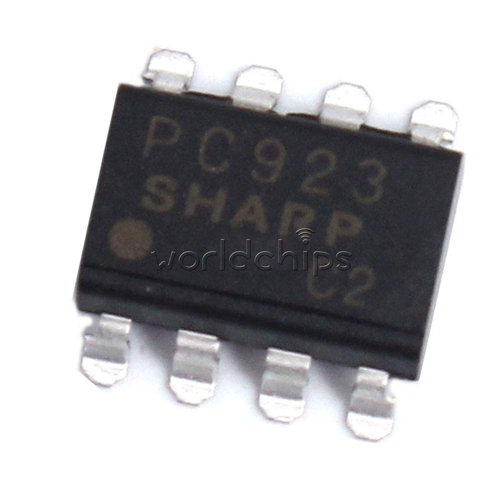 5pcs PC923L PC923 Optocouplers by Sharp - SOP-8 SMD Electronic Components for Circuit Protection & Signal Isolation in Industrial Automation & Power Supplies