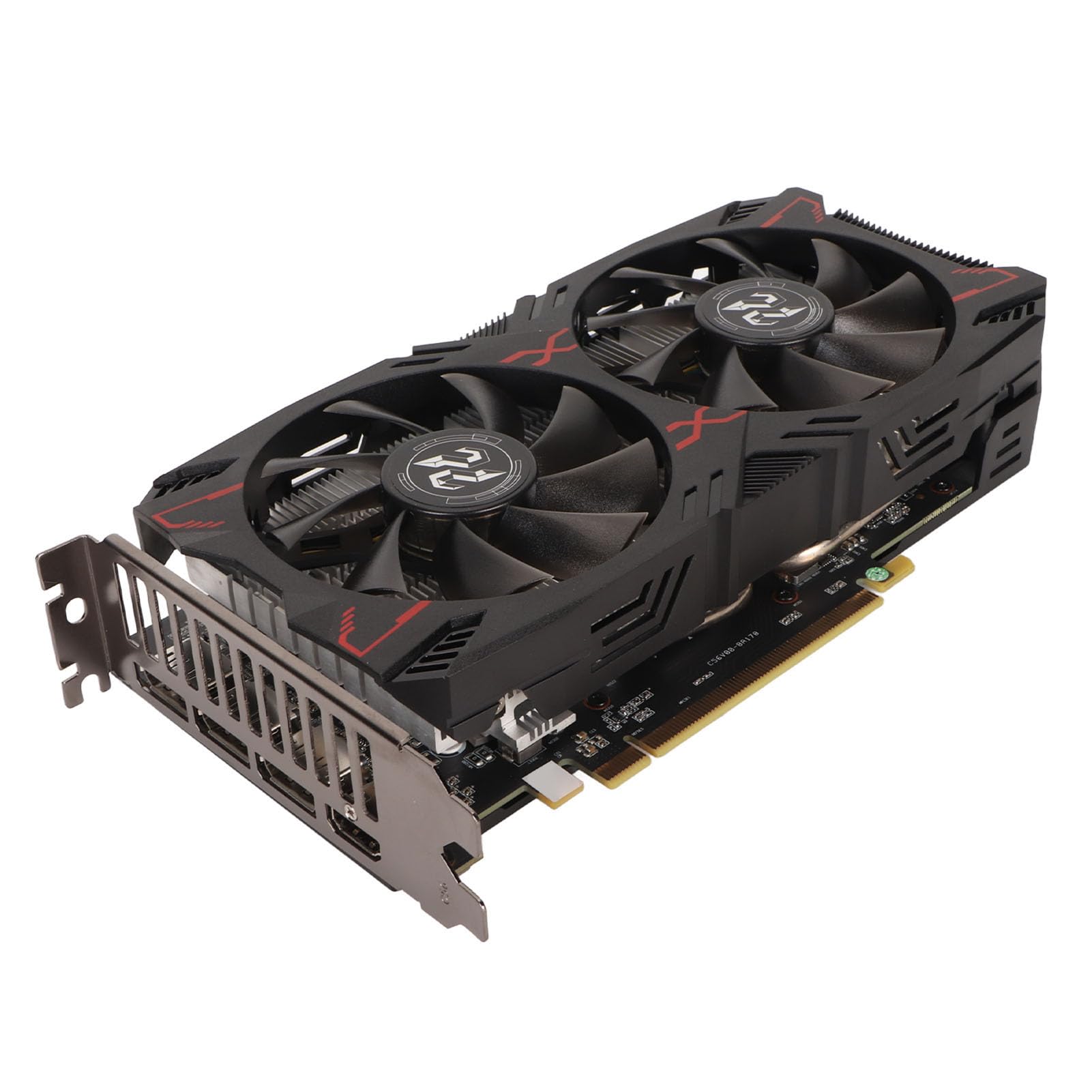 AMD RX 5500 XT 8GB GDDR6 256-bit Gaming Graphics Card - PCIe 4.0 x16, 3x DisplayPort & HDMI, Dual Fan Cooling, Low Noise - Perfect for 1080p Gaming, Video Editing & PC Builds