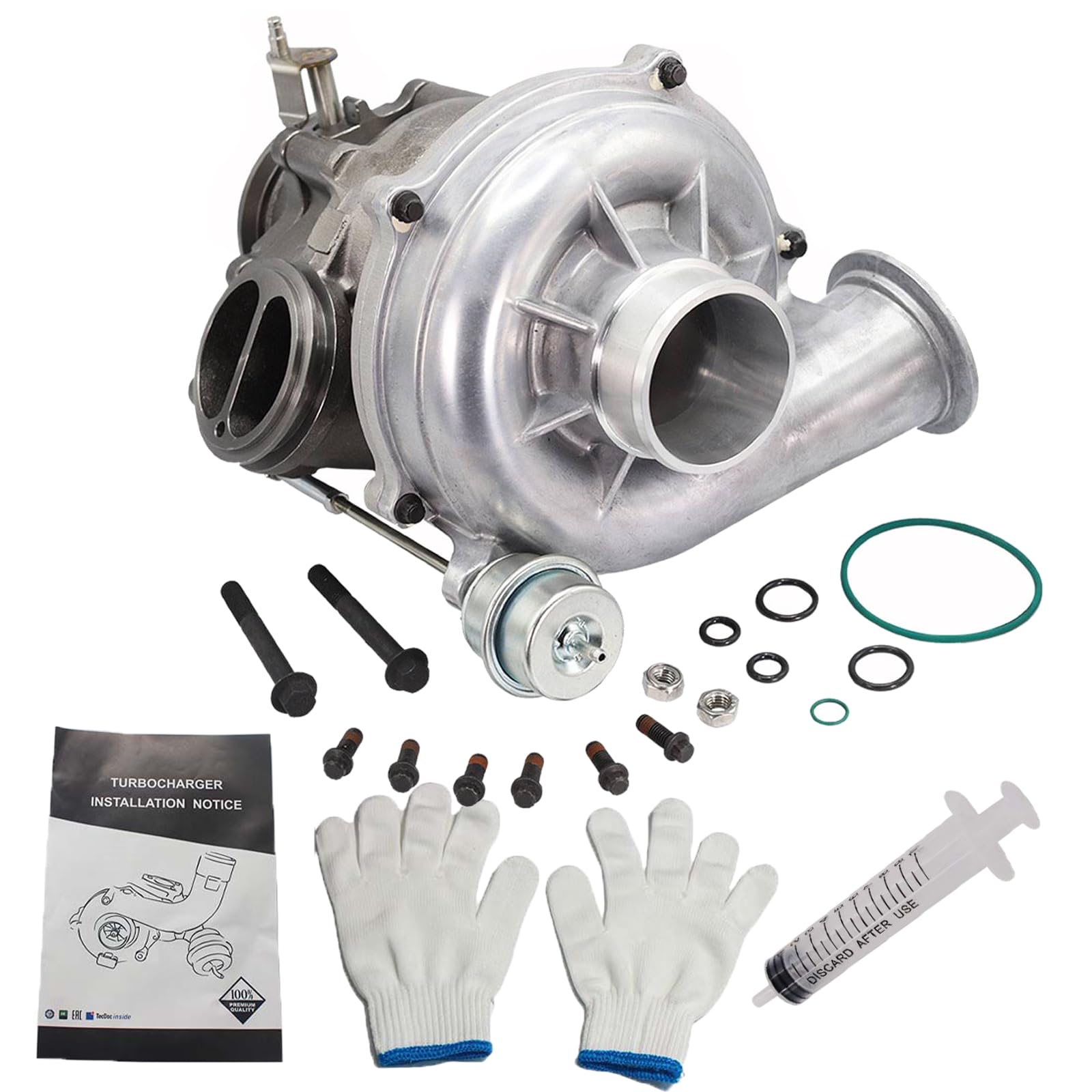 Bapmic 1831383C92 Turbocharger Kit for Ford F-250 F-350 F-450 F550 Powerstroke Diesel 7.3L (1999-2003) - High Performance Replacement Turbo Charger for Enhanced Engine Power & Towing Capacity