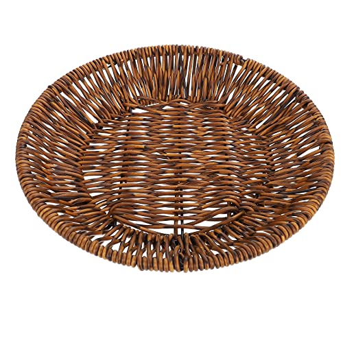 Round Woven Storage Basket for Fruits & Vegetables - Home & Kitchen Organizer