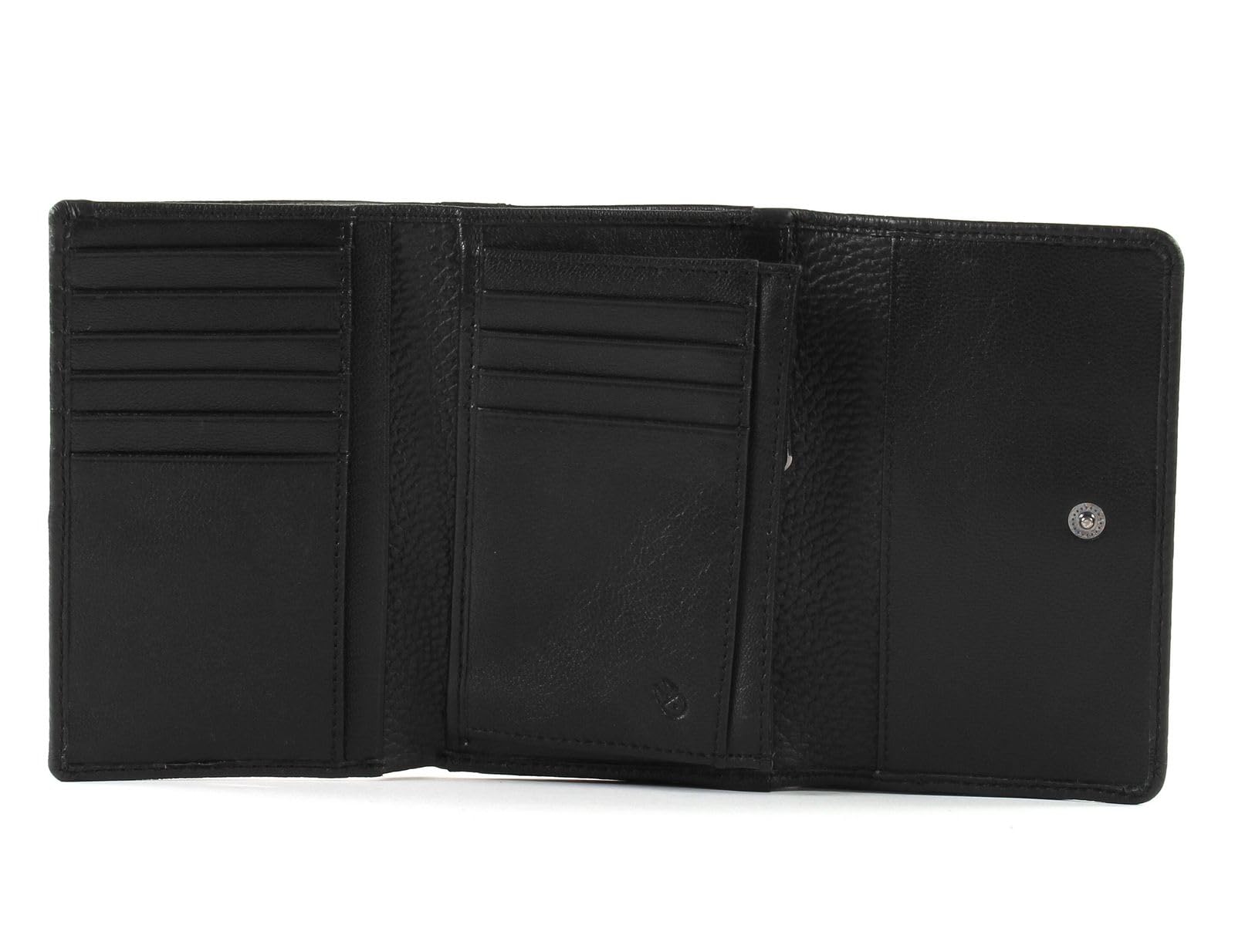 Mandarina Duck Women's Wallet - Stylish Leather Wallet for Women, Black (Nero), 10x21x28.5 cm - Perfect for Everyday Use, Travel & Gift Giving