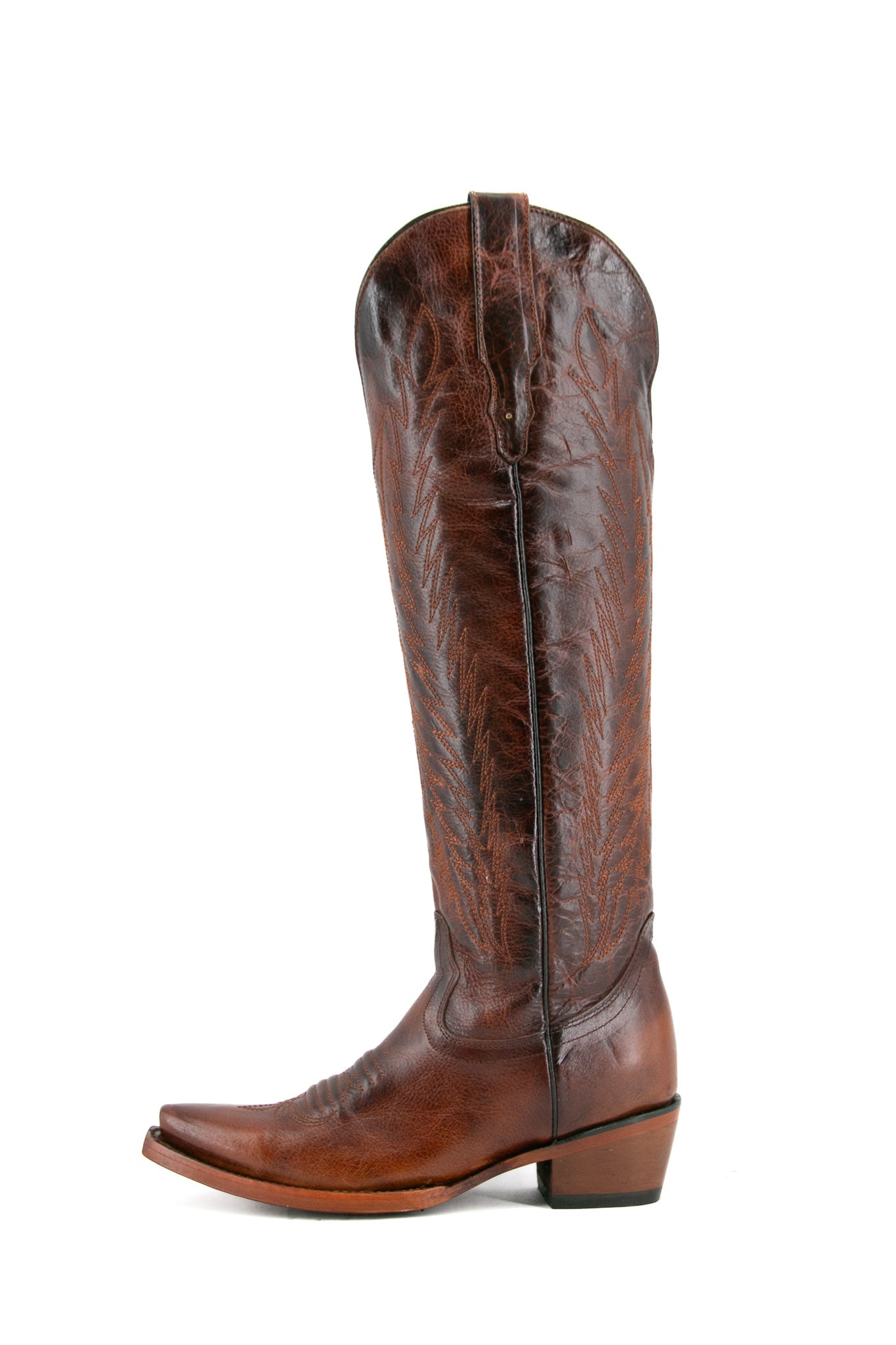 Valentina Tall Neutral Snip Toe Cowgirl Boots for Women - Western Riding & Country Fashion Boots for Everyday Wear
