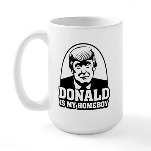 White - Trump Is My Homeboy Mugs