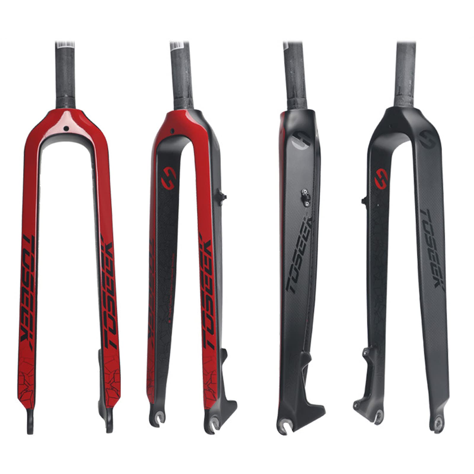Ultra Light Full Carbon Fiber MTB Rigid Fork 1-1/8