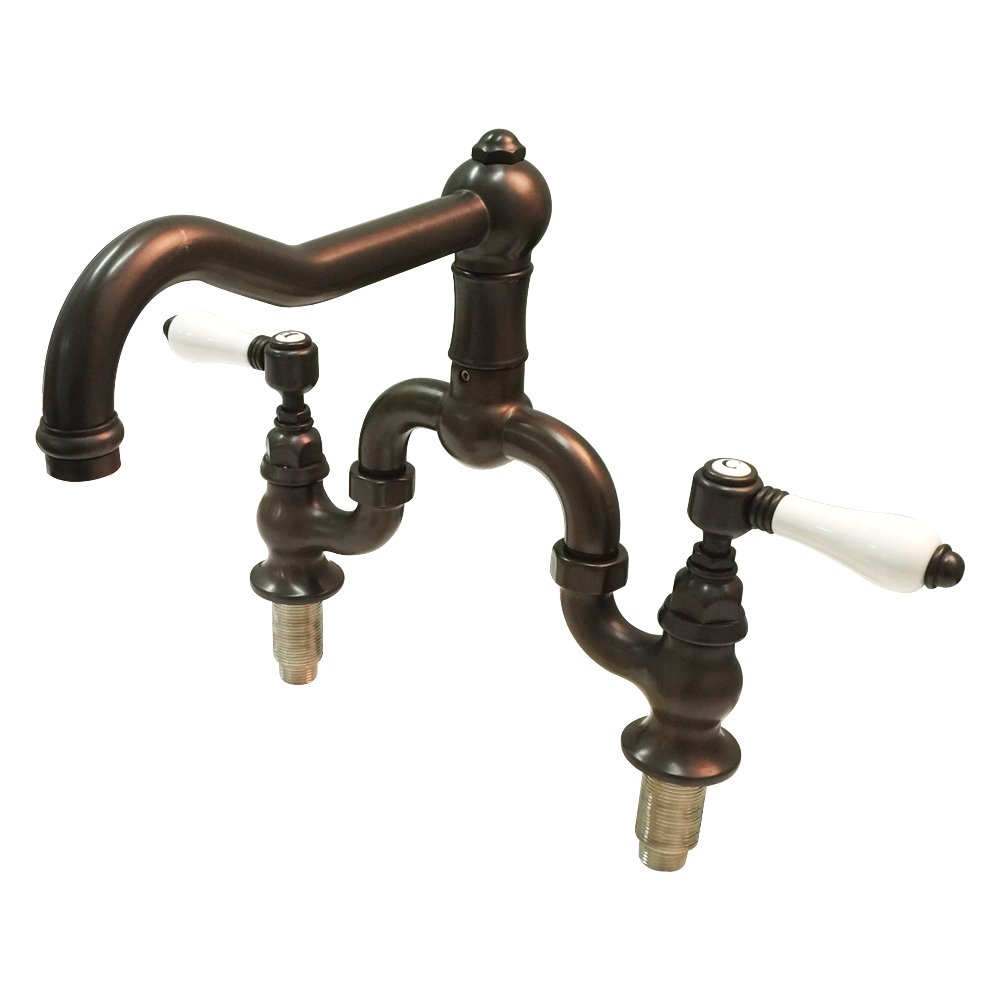 ROHL A1420LPTCB-2 Tuscan Brass Kitchen Faucet - High-Quality Pull-Down Sprayer for Modern Farmhouse & Rustic Kitchen Sinks