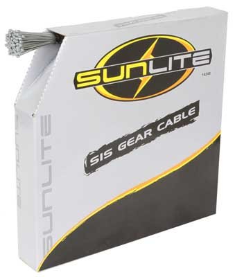 Sunlite Shift Cable - Heavy Duty Bicycle Gear Shifter Cable (Box of 100) - Perfect for Bike Repair, Maintenance & DIY Projects