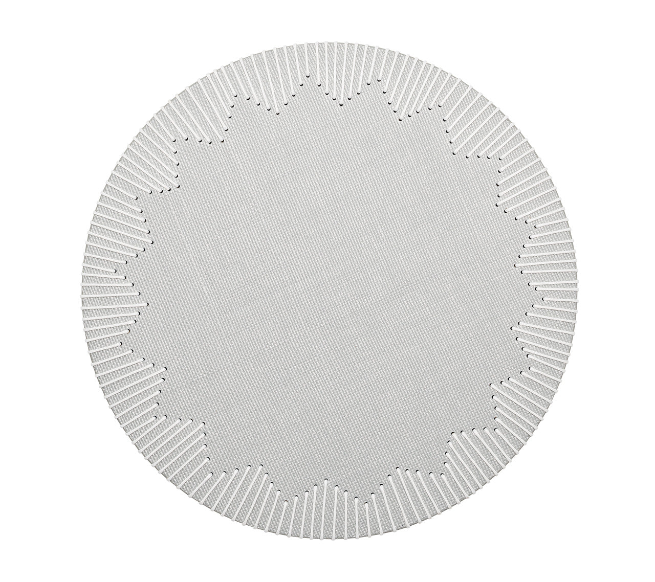 Gray & White Dream Weaver Placemats Set of 4 - Elegant Dining Table Decor for Everyday Meals & Special Occasions