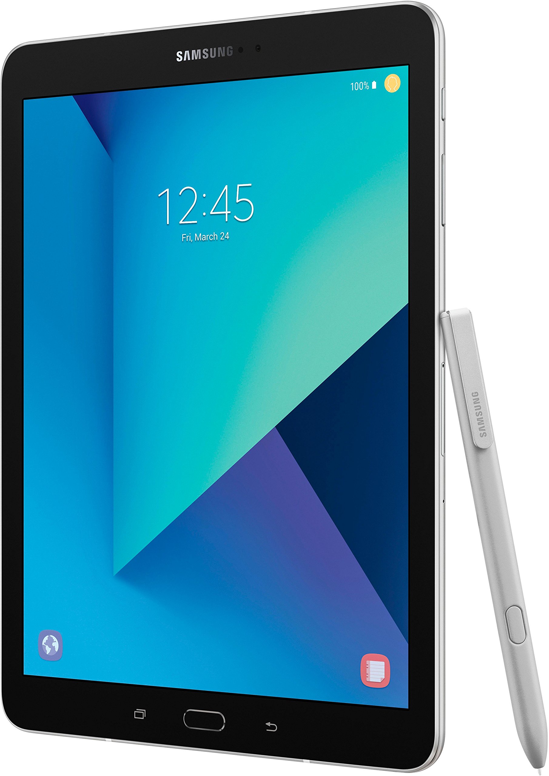 Refurbished Samsung Galaxy Tab S3 9.7-Inch 32GB Android Tablet (Silver, SM-T820) - Perfect for Work, Study & Entertainment
