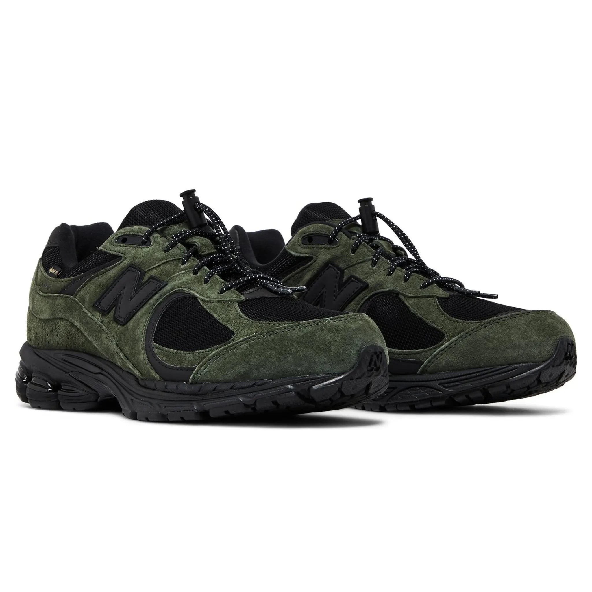 JJJJound x New Balance 2002R Gore-Tex Pine Green Sneakers - Waterproof Hiking & Urban Streetwear Shoes for Men