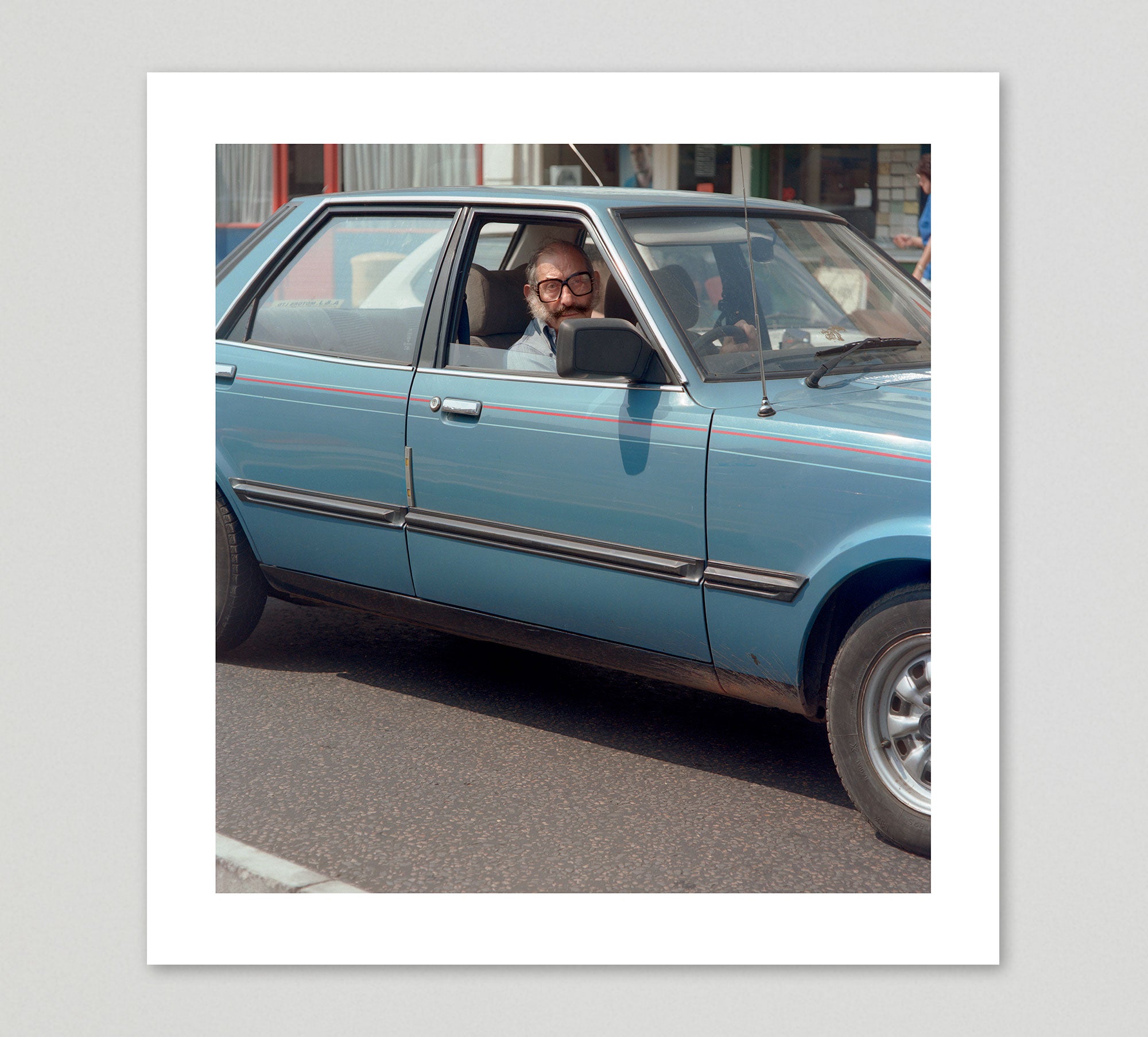 Limited Edition Chris Dorley Brown 'Cortina Mk5 Crusader, Hackney, London 1987' Art Print - Only 10 Available | Vintage British Car Photography for Home & Office Decor